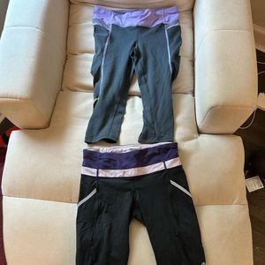 2 Lulu lemon capris